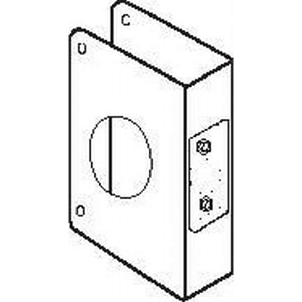 Classic Wrap Around for Deadbolt with 1-1/2" Hole with 2-3/8" Backset and 1-3/8" Door